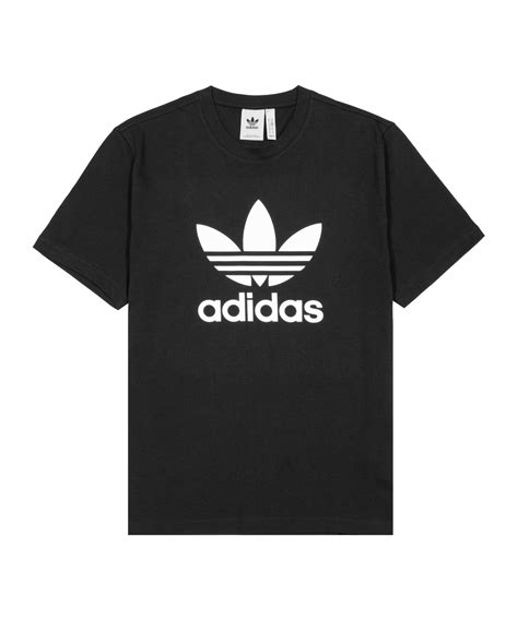 adidas trefoil t shirt herren schwarz|adidas trefoil oversized tee.